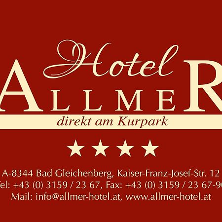 Hotel Allmer Bad Gleichenberg Zewnętrze zdjęcie